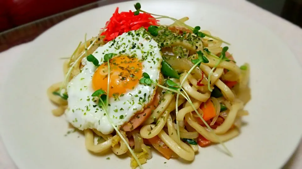 ﾌﾂｰに
焼きうどん～✨|kaz(*･ω･)さん