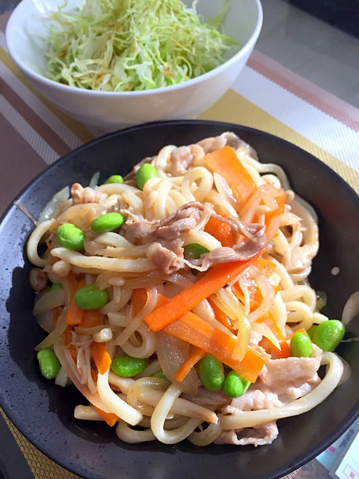 白だし焼うどん|あおへいさん