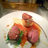 duo of lamb. chervil root. fondant potato. sauteed kholrabi|darioさん