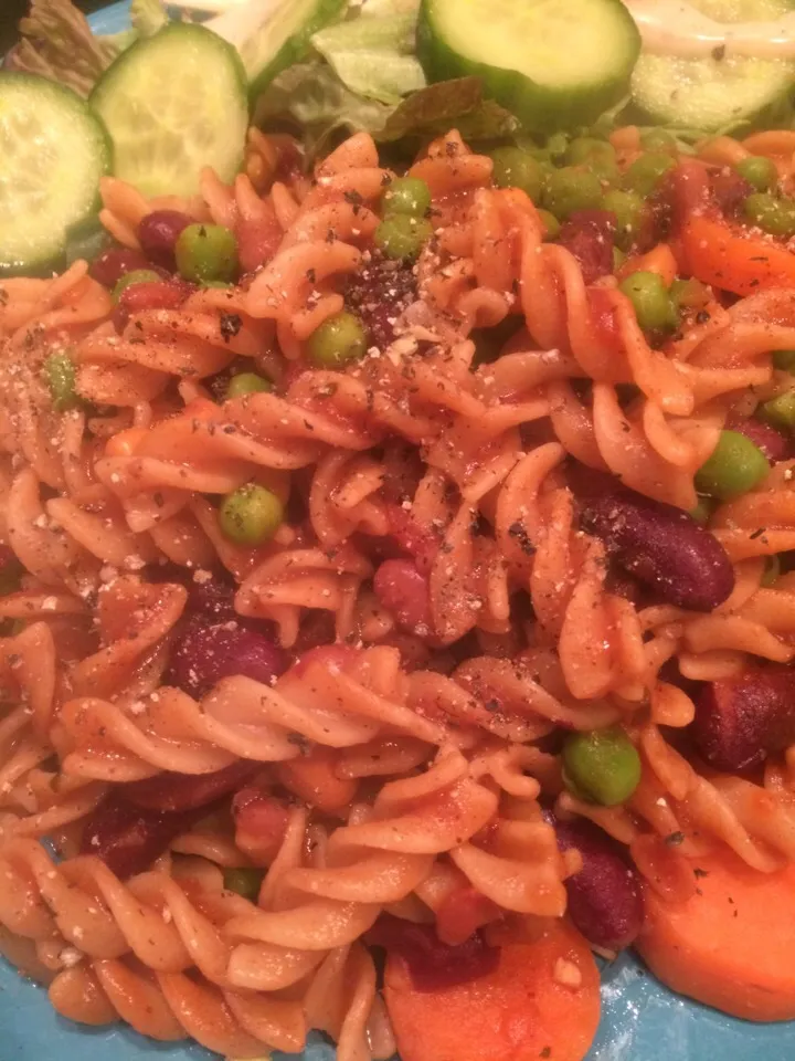 Pasta & salad #veganuary|Nick Hiderさん