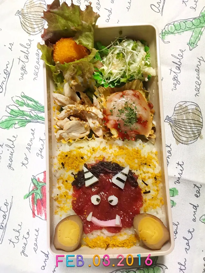 Snapdishの料理写真:お弁当〰🍱♪|まんぞーさん