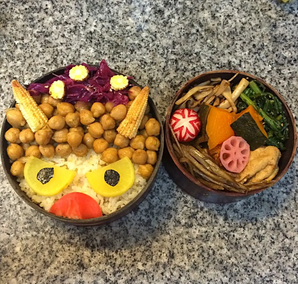 Snapdishの料理写真:vegan節分弁当|makiko_aさん