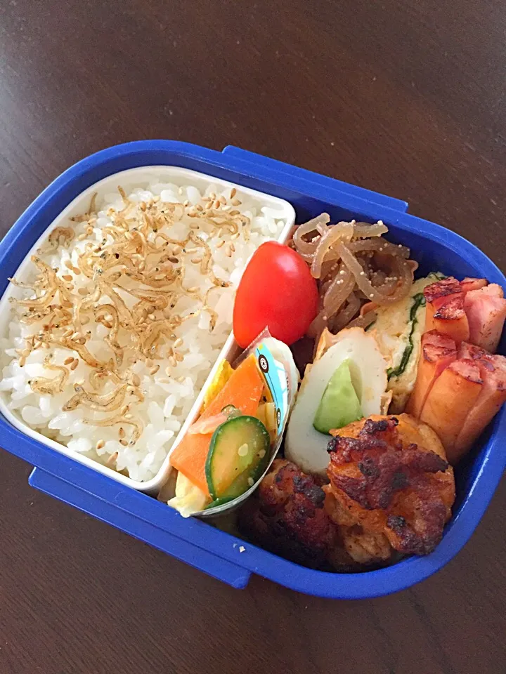 Snapdishの料理写真:豚肉のケチャマヨ焼き弁当|kiicoさん