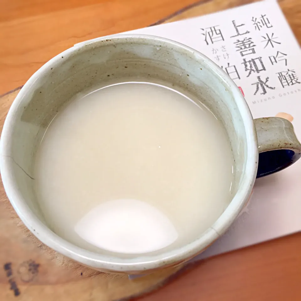 純米吟醸「上善如水」の酒粕で作った甘酒🍶|☆*yuko's kitchen*☆さん