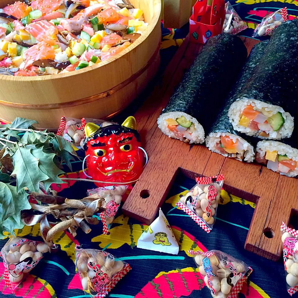 恵方巻き〜〜(❁´◡`❁)|tamiさん