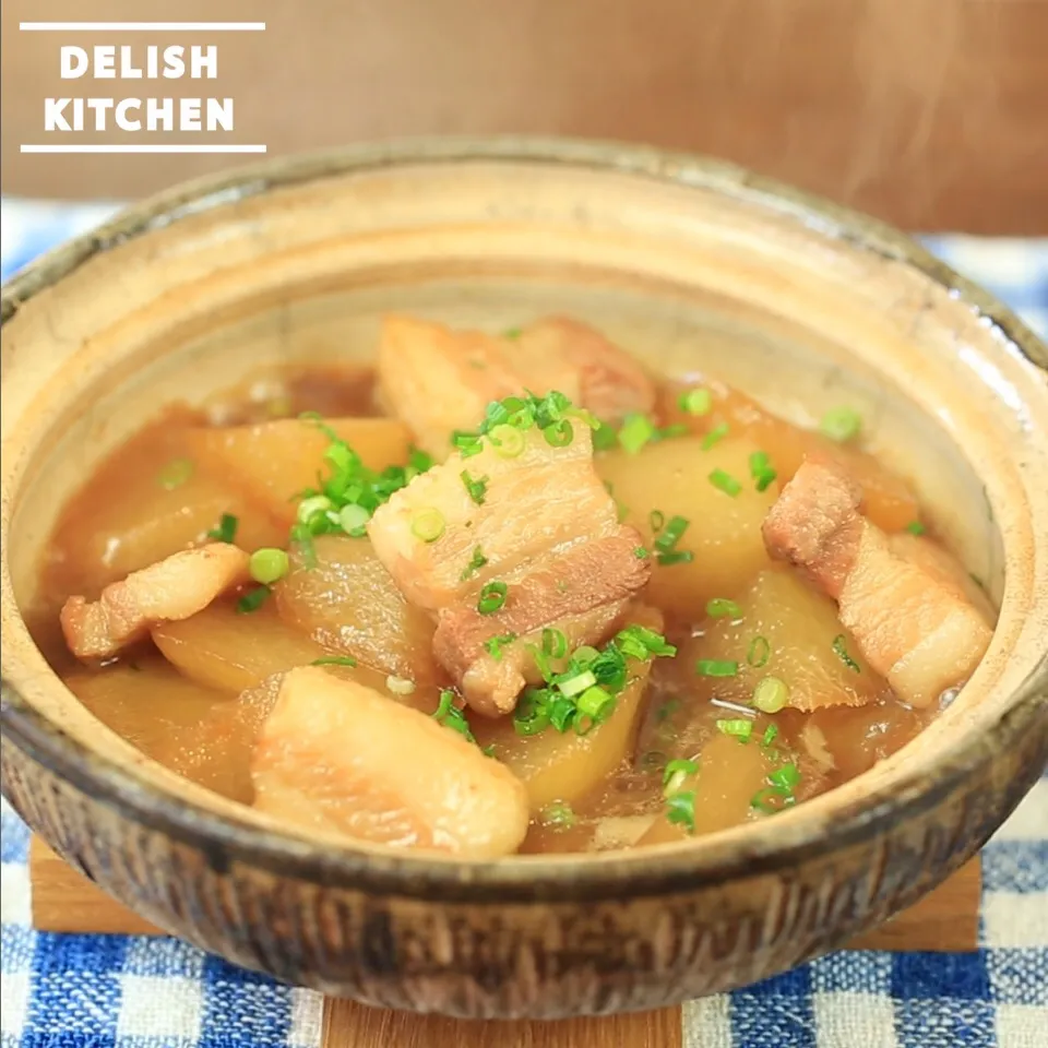 【動画】豚バラ大根 #delishkitchentv|DELISH KITCHENさん