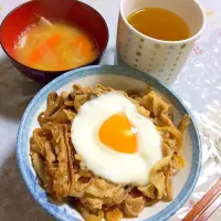 スタミナ丼！！にんにく多め(つω`*)|fukuさん