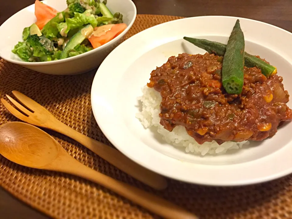 トマトで煮込んだドライカレー🍅|eririnさん