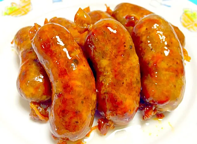 揚げにんにくソーセージ - Fried garlic sausage😋❤️✨|Liezlさん