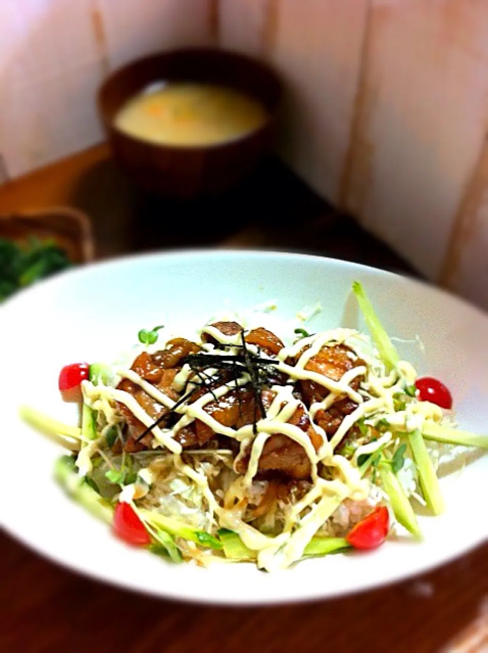 照り焼きチキン丼♡|かなんさん