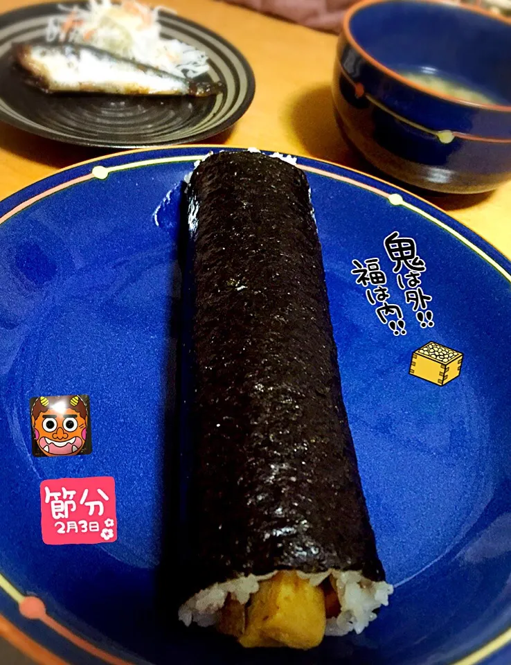 Snapdishの料理写真:2016ねん恵方巻🍴‼︎
〜2016.02.03🍀〜|☆aki☆さん