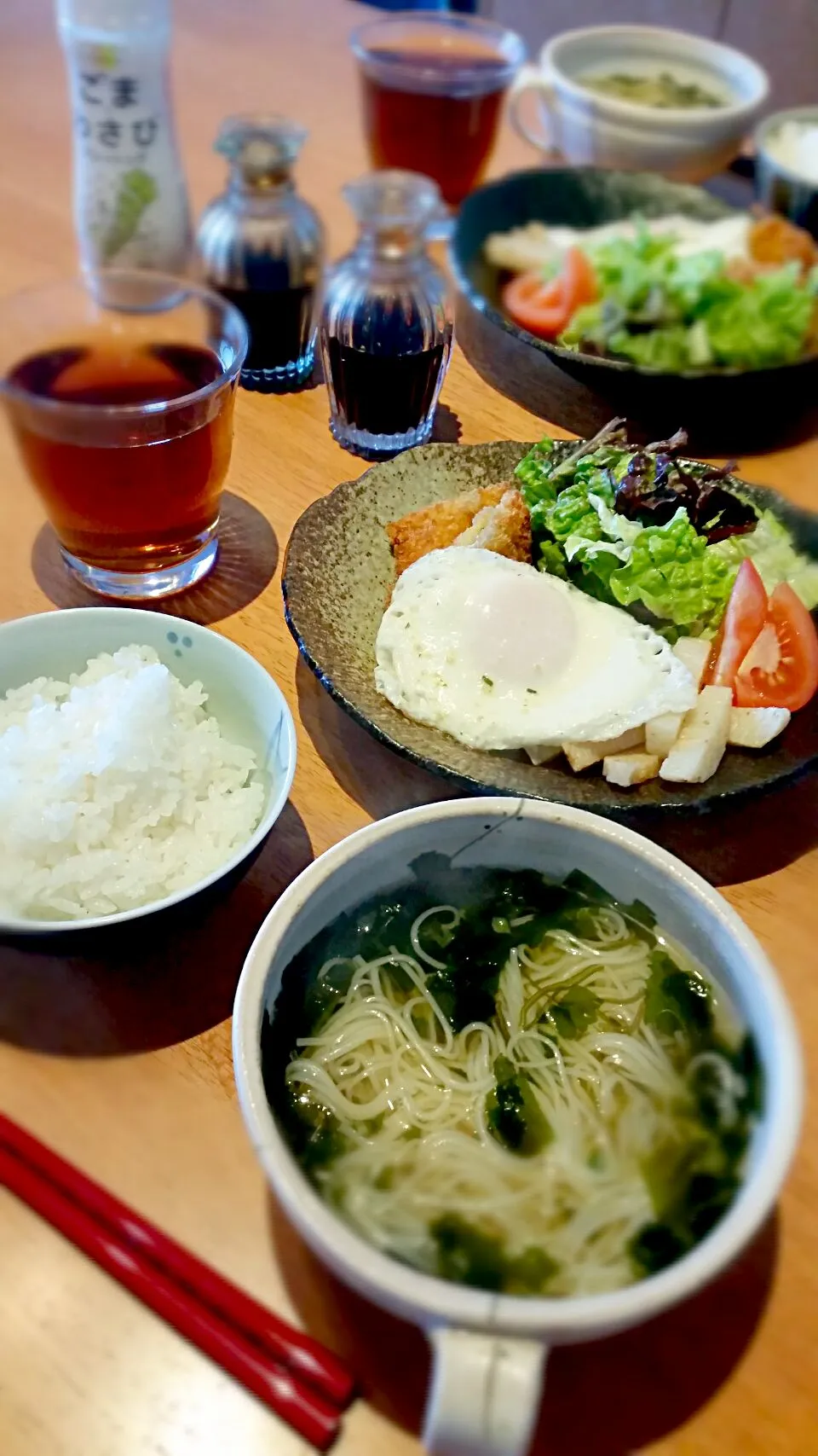 前日の残り物の魚のフライでランチ|ゆうちゃんさん