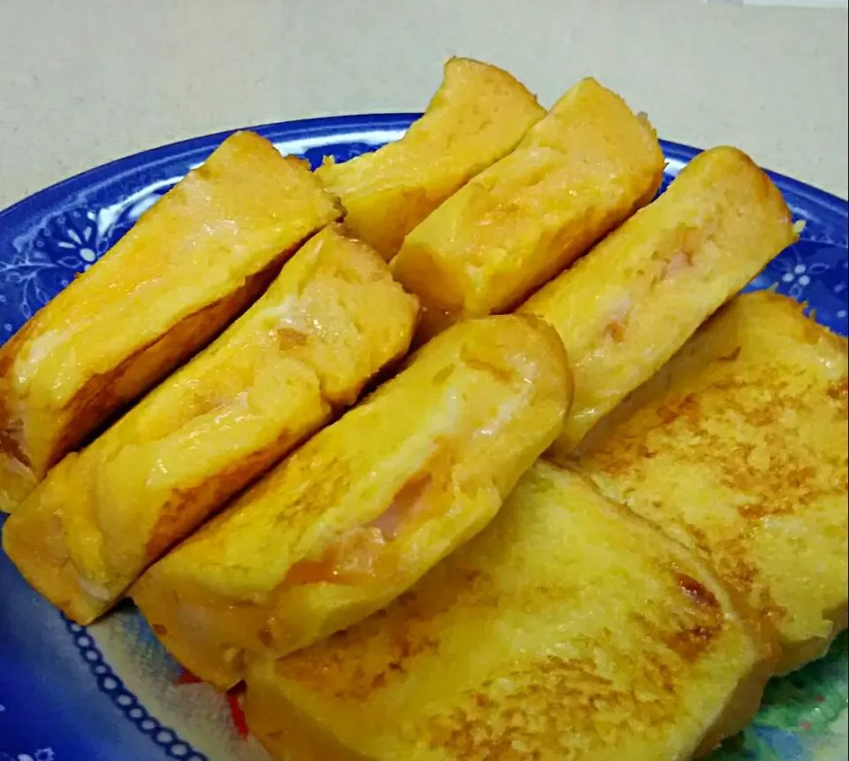 クロックムッシューだけどソースは無しで🍞|あらいぐまのしっぽさん