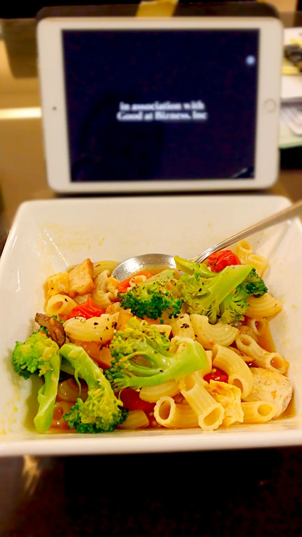 Comfort Food of Vegetable Stew and Macaroni #comfortfood #Vegetarian #Healthy|Blusherさん