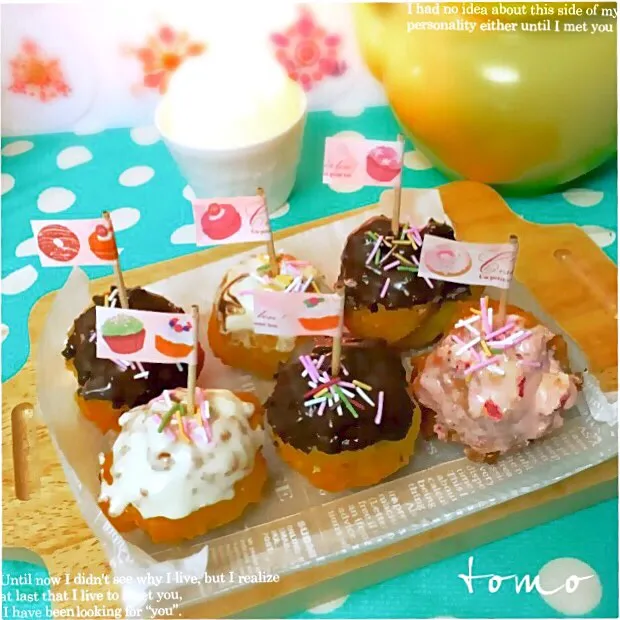 さくちんさんの料理 お豆腐きな粉ドーナツ🎶30分で出来ちゃいます💖|ともさん