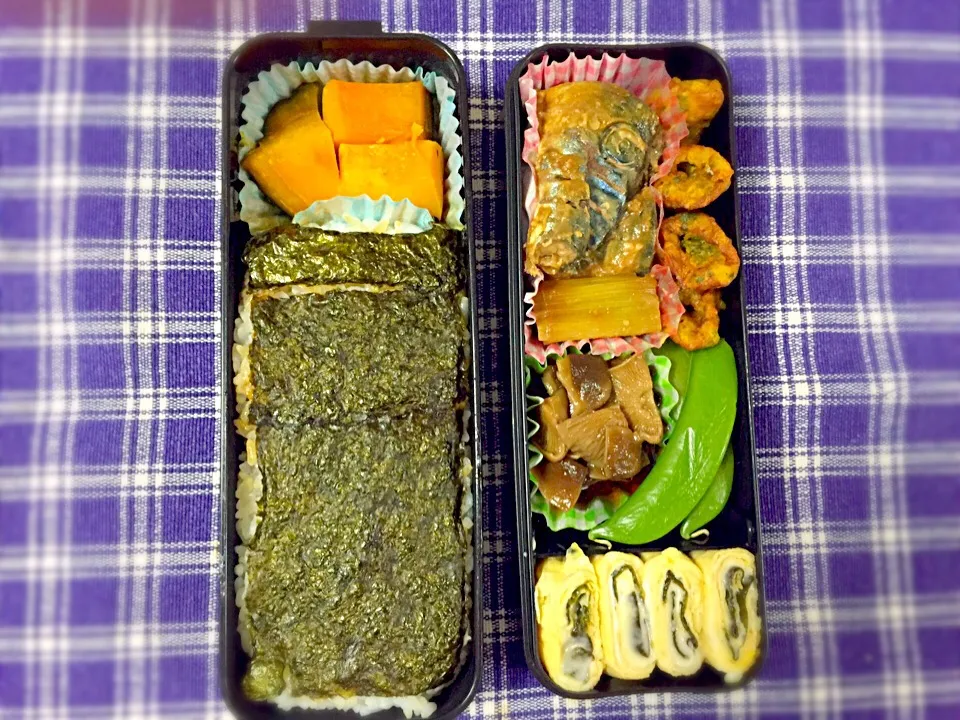 鯖の味噌煮弁当|ももみにゃん。さん