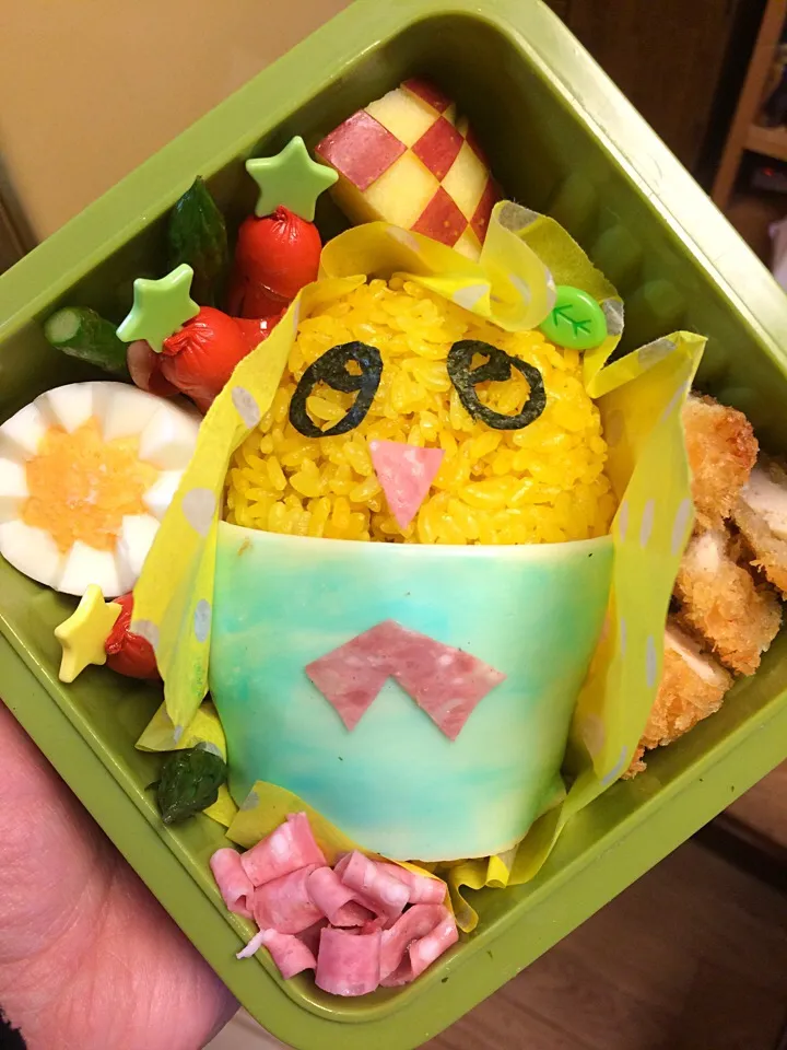 Snapdishの料理写真:ドライカレー弁当|ふくながさん