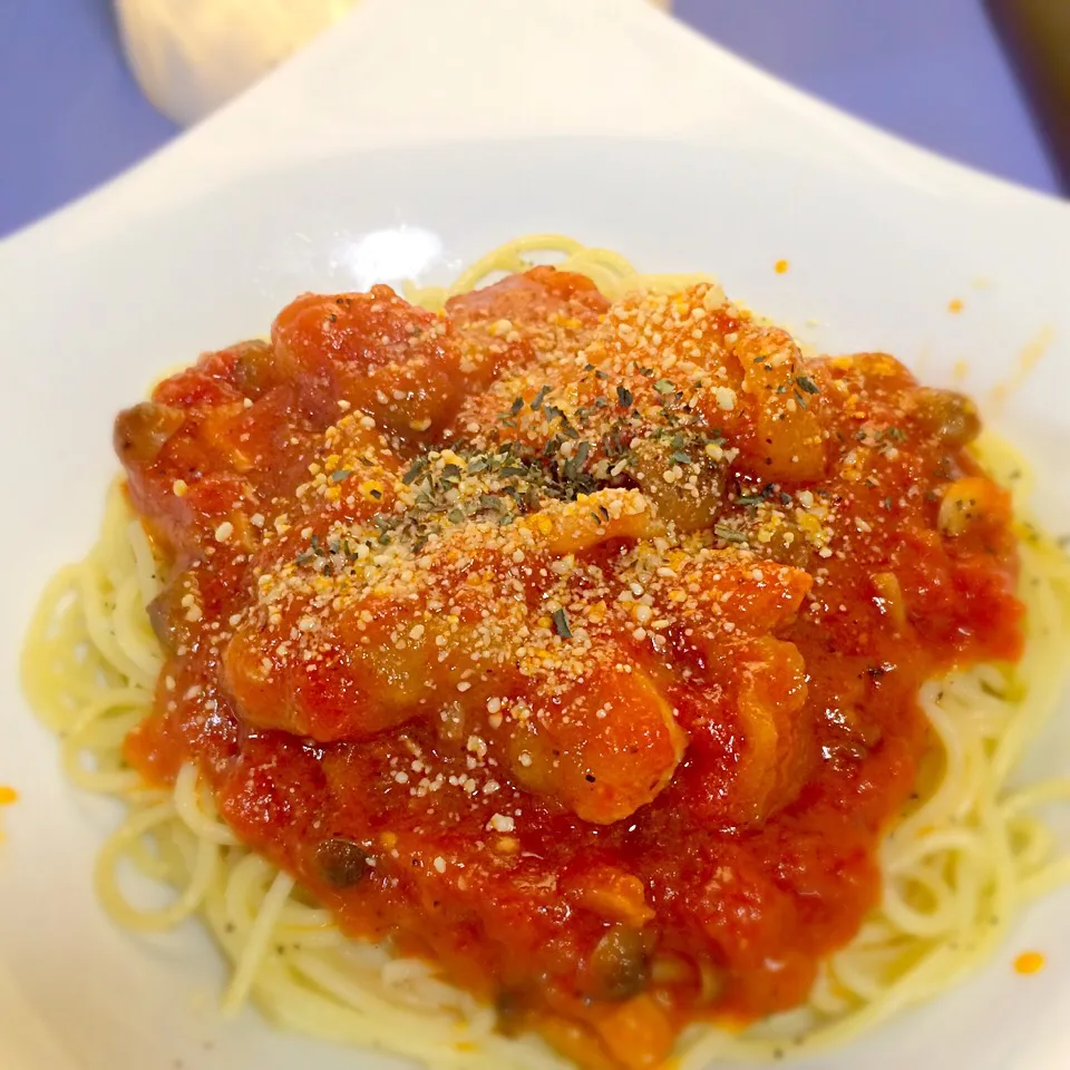 チキントマトパスタ|Hiroya Fujiiさん