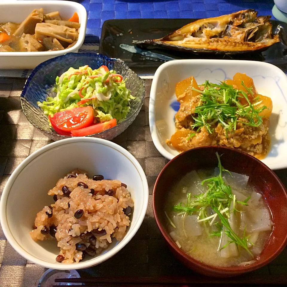 Snapdishの料理写真:晩御飯  〜冷蔵庫一掃〜|なほこさん