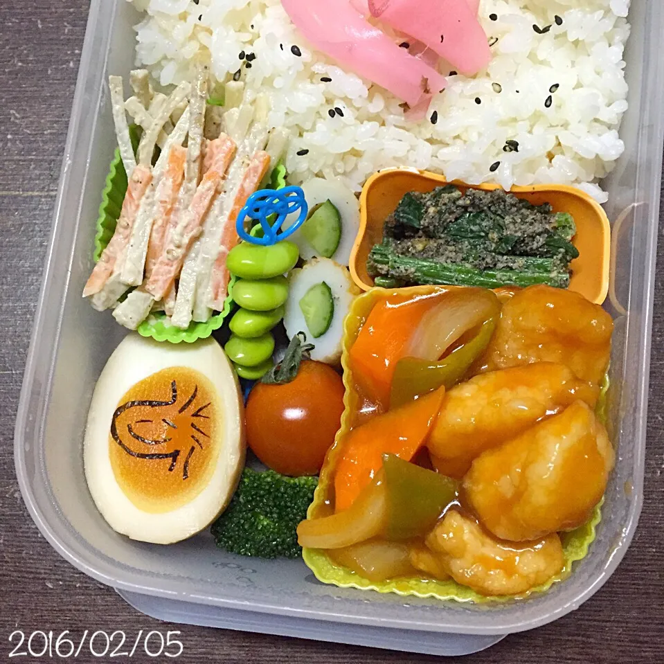 Snapdishの料理写真:2/5お弁当⚘ᗾᐝ|ふくろう女子さん