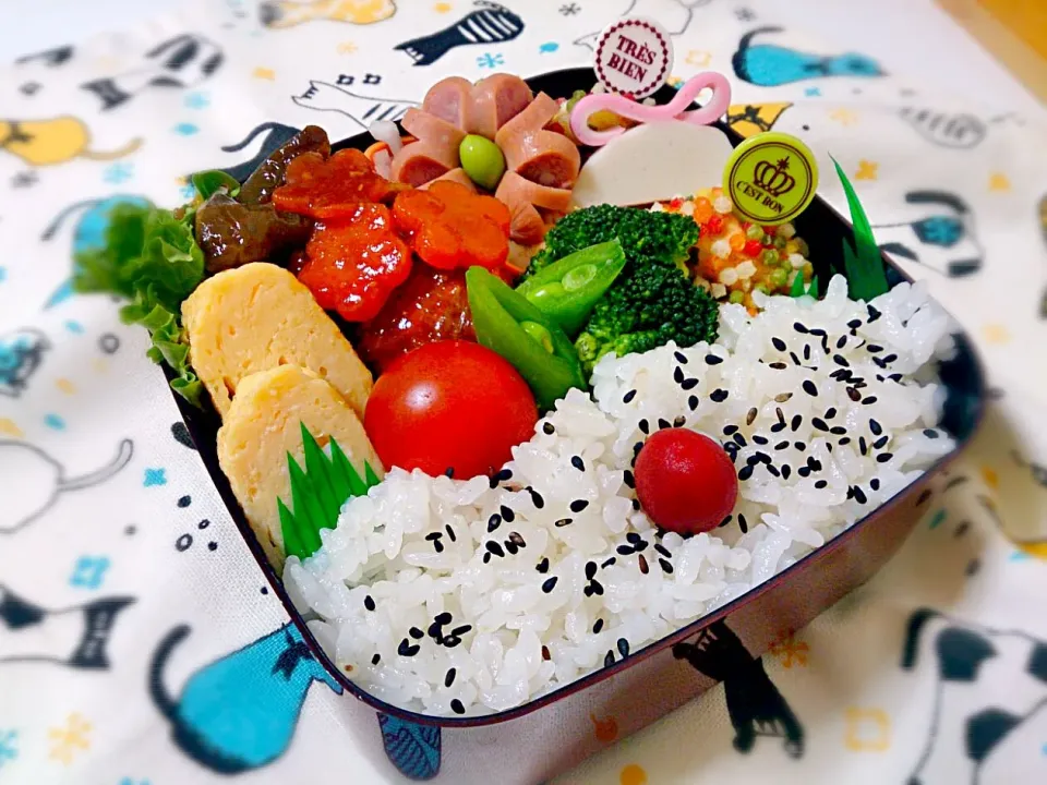 酢豚と、はんぺんのカリふわ揚げ弁当。

 #お弁当|Cat Miroさん