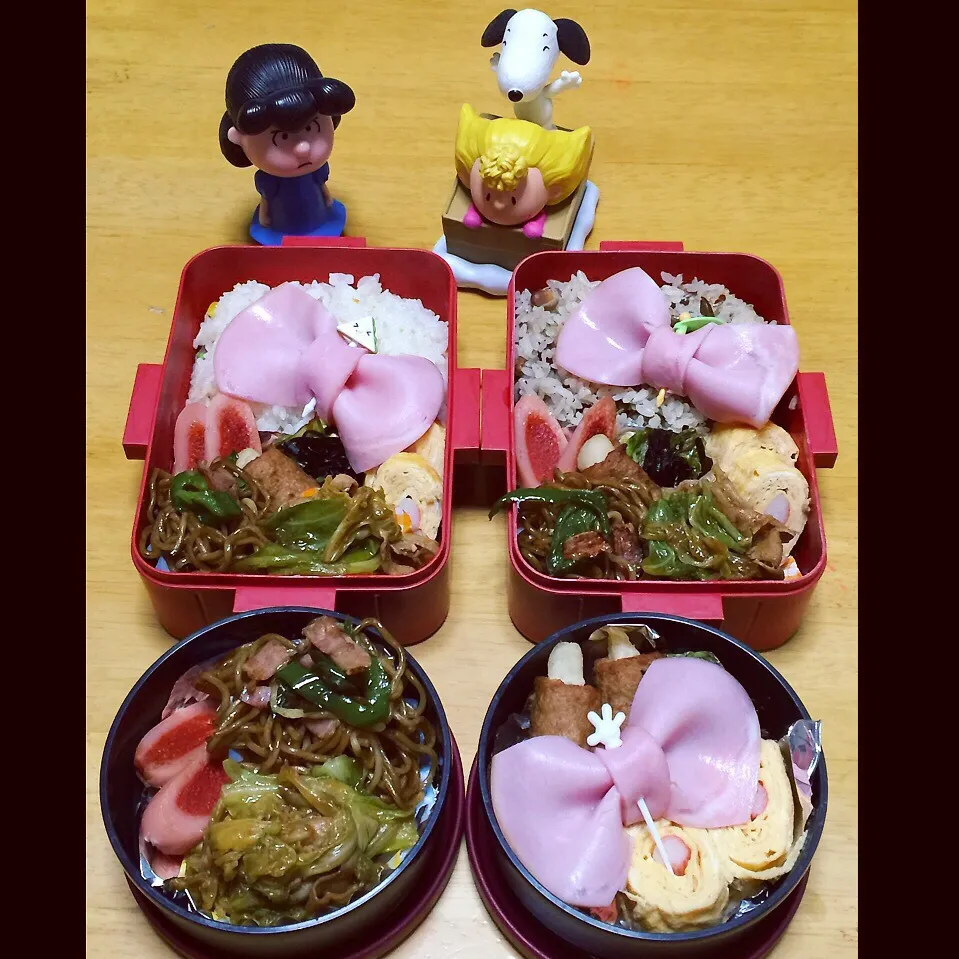 Snapdishの料理写真:2/5弁当|三姉妹のママさん