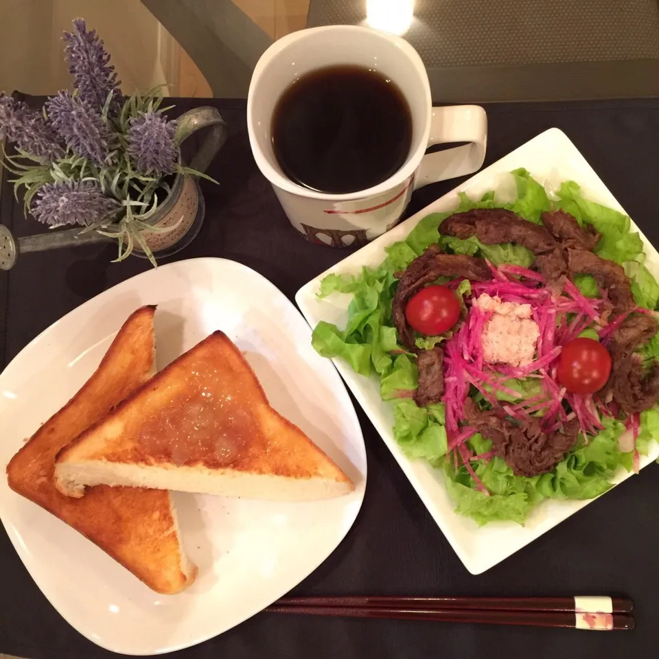 Snapdishの料理写真:自分用の晩ごはん❤︎|Makinsさん