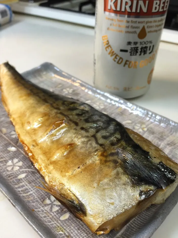 Snapdishの料理写真:ノルウェーの鯖を塩焼き。|織友さん