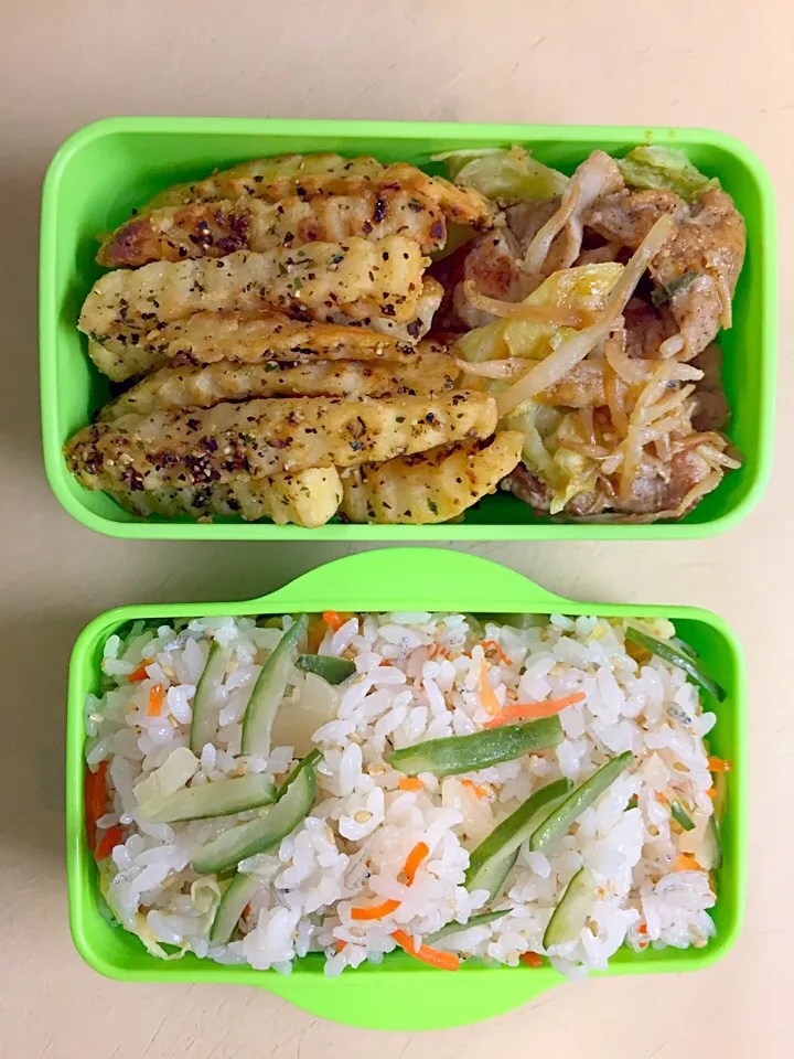 Snapdishの料理写真:お弁当／男子中学生|nayutaさん