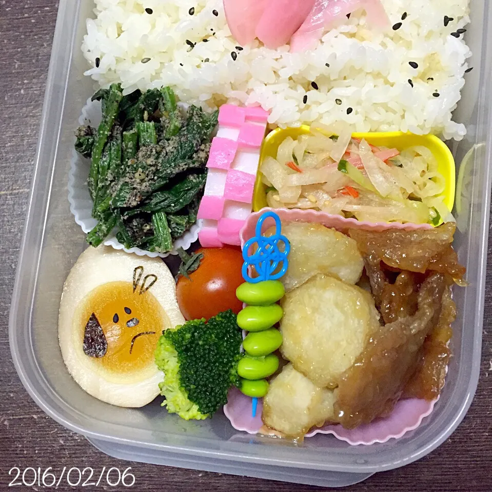 Snapdishの料理写真:2/6お弁当⚘ᗾᐝ|ふくろう女子さん