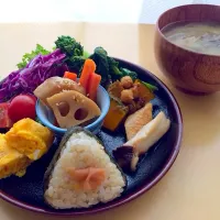 Snapdishの料理写真:〜和んプレート 朝ご飯〜