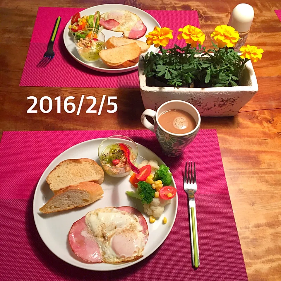 Snapdishの料理写真:朝ごはん 2016・2・5|ローゼルさん