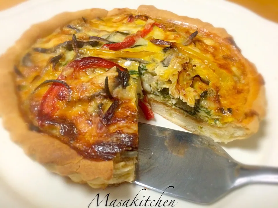 Bacon&mushrooms quiche|Masakiさん