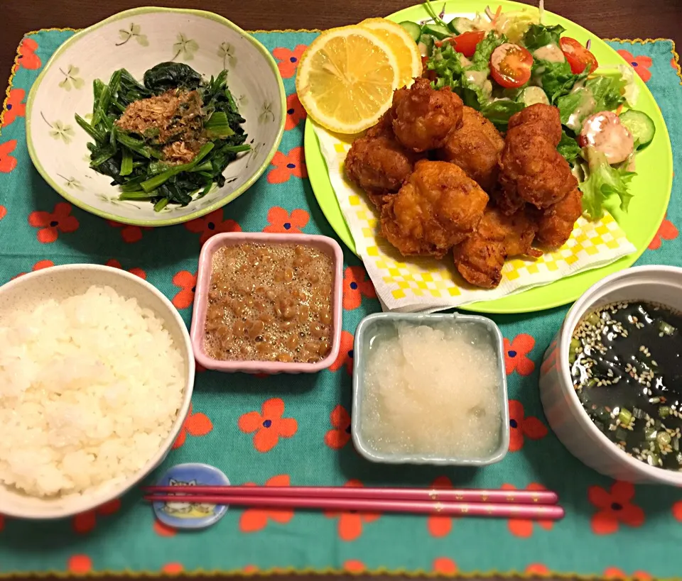 カリカリにんにくから揚げ🍚|eririnさん