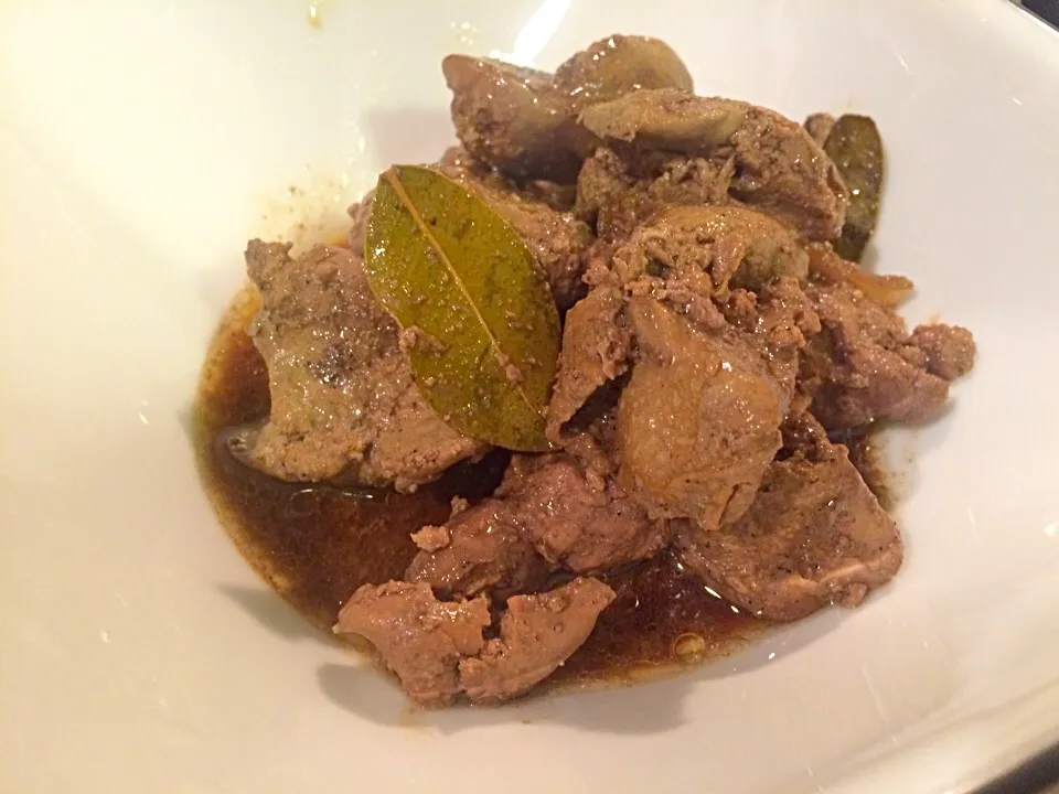 Chicken liver adobo|Marnelli Dela Cruz Hollandさん