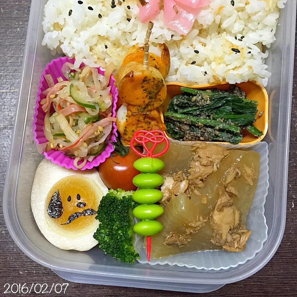 Snapdishの料理写真:2/7お弁当⚘ᗾᐝ|ふくろう女子さん