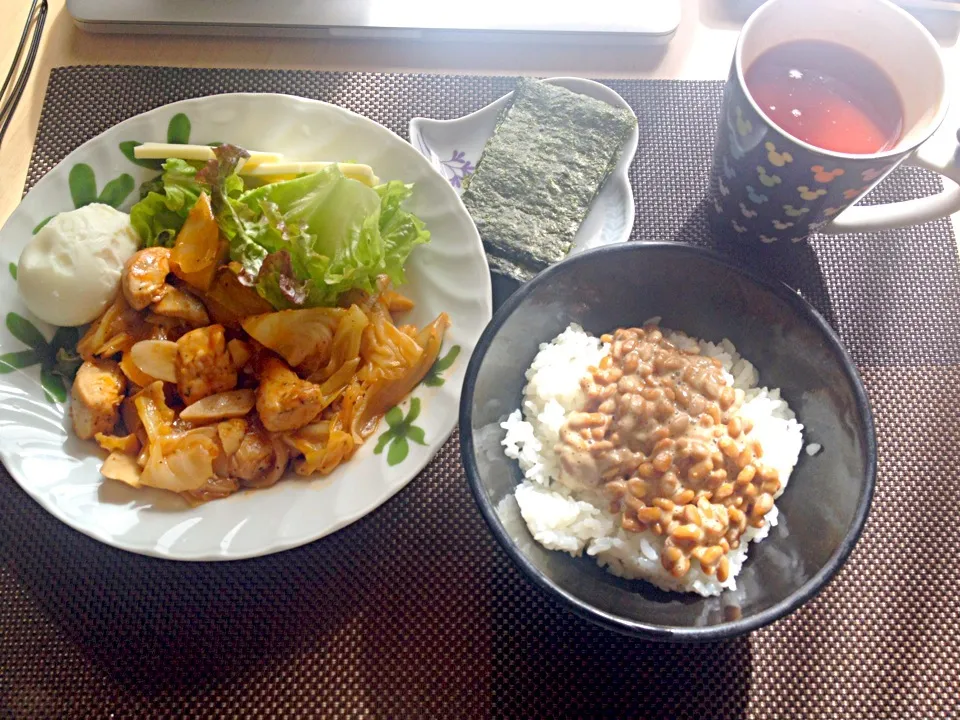 2月7日朝食兼昼食|ばぁさんさん