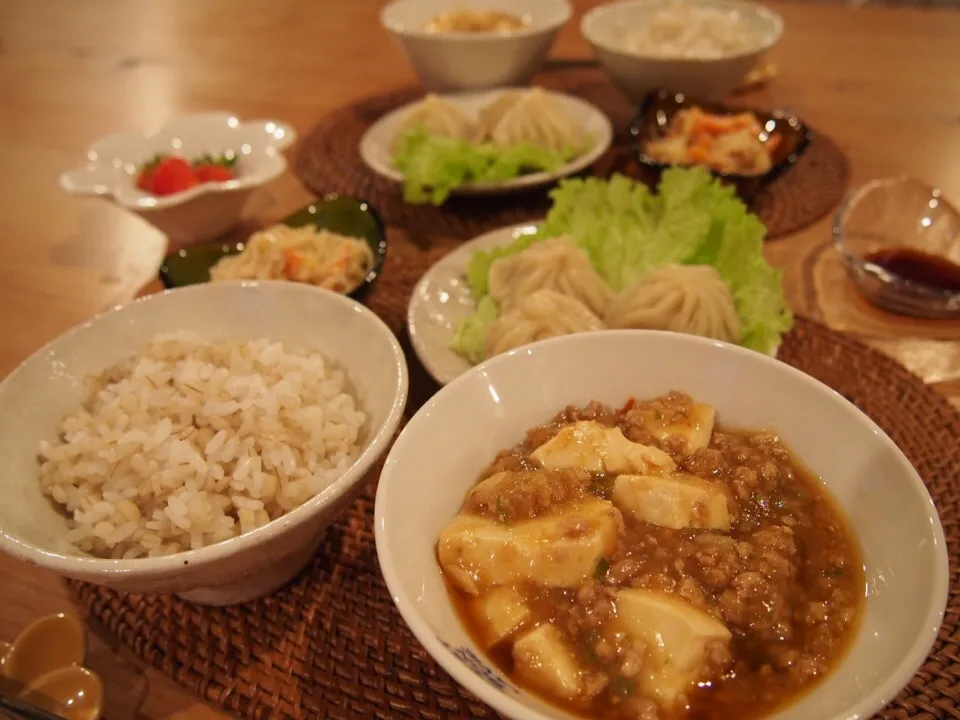 小籠包手作りしてみましたー♡
もちろん麻婆豆腐も ʕु-̫͡-ʔु”|Tomoko Suzukiさん