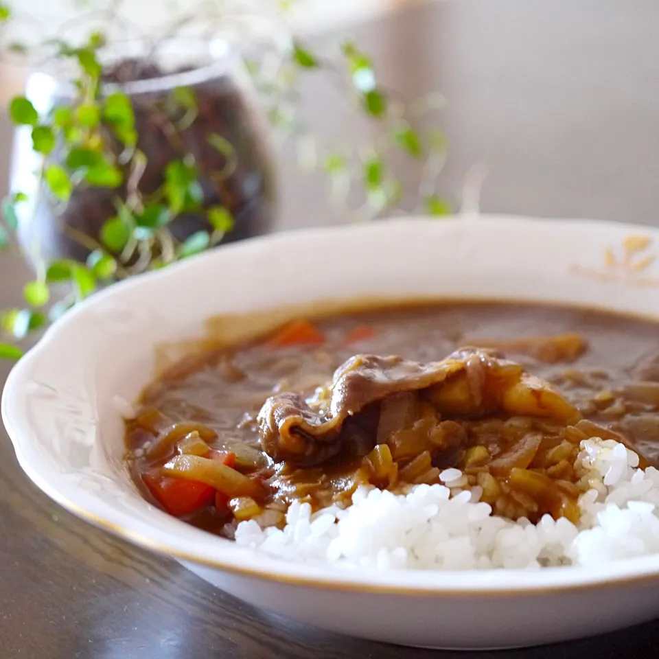 ♪すき焼きの残りでカレー♪
〜旦那様の作品〜|ぼるぴぃ〜さん