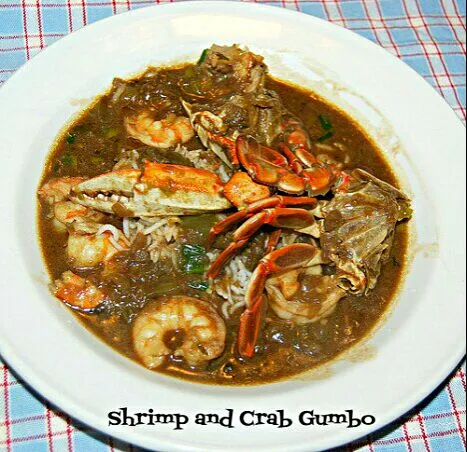 💜💛💚Mardi Gras 2016 & Superbowl 50 🏈 💙 🏈 Weekend in Louisiana #Party #Holidays/Celebrations 🎭 My Aunts Crab & Shrimp Gumbo 🎭 #Seafood #Soup/Stew #Meat/Poultry #R|Alisha GodsglamGirl Matthewsさん