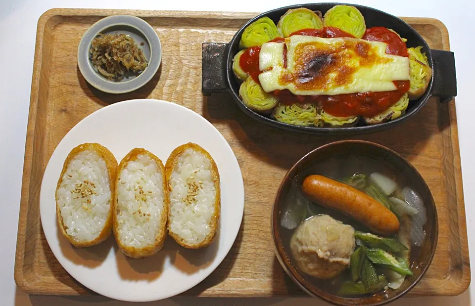 Snapdishの料理写真:今日の晩ご飯😊
和風か洋風かどっちや！？|もも太郎さん