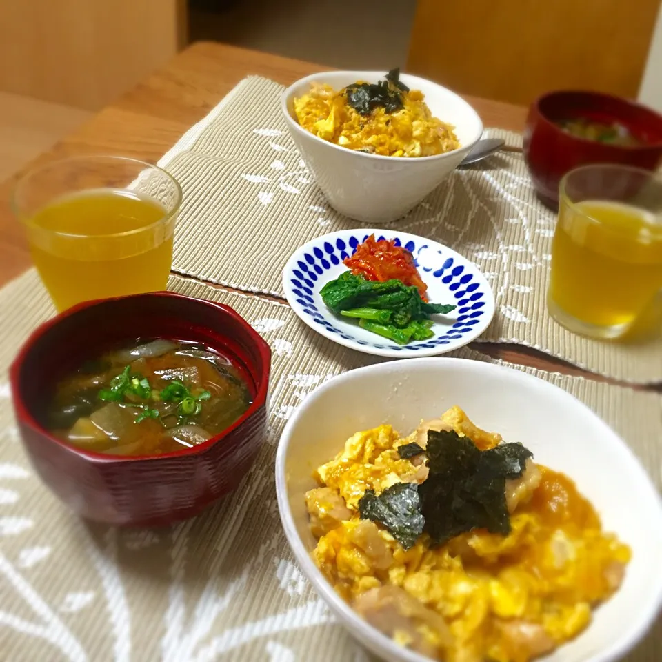 Snapdishの料理写真:今日の夕飯☆おやこどーん
手抜きご飯だがおいしい☆|あさこさん