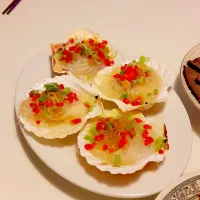 Snapdishの料理写真:蒜蓉扇贝|Miaさん