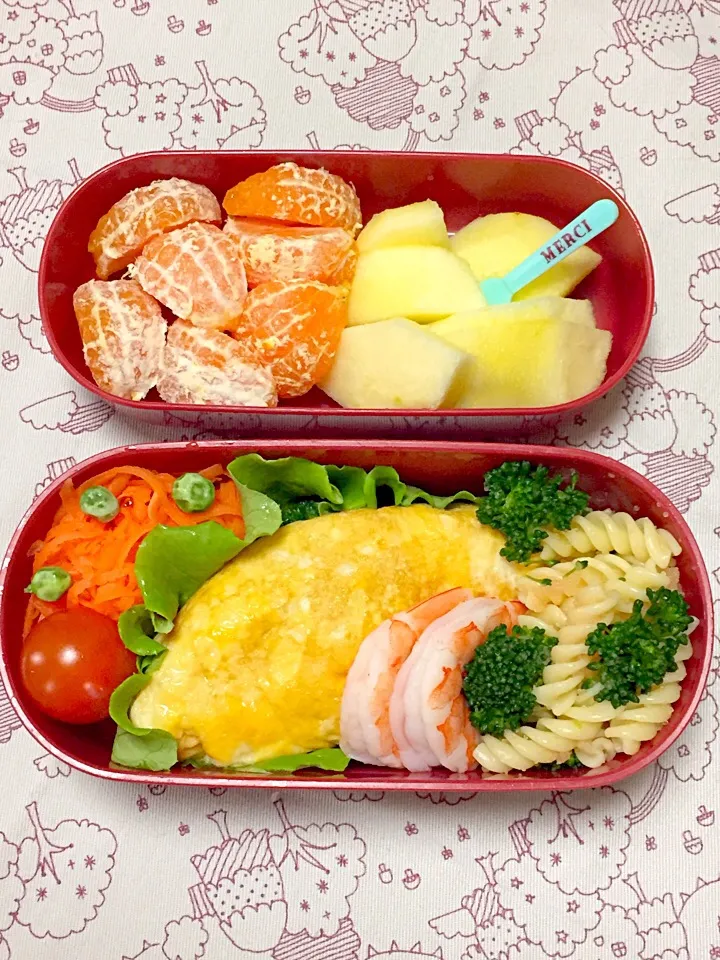 オムレツ弁当(*^^*)|sachiさん