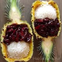 teriyaki chicken pineapple bowls|Hazukoumamaさん