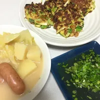 Snapdishの料理写真:ねぎ焼きとチーズ鍋|chiryyyさん