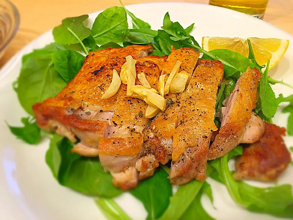 鶏肉もも肉のパリパリ焼き|がんちの手料理＾＾さん