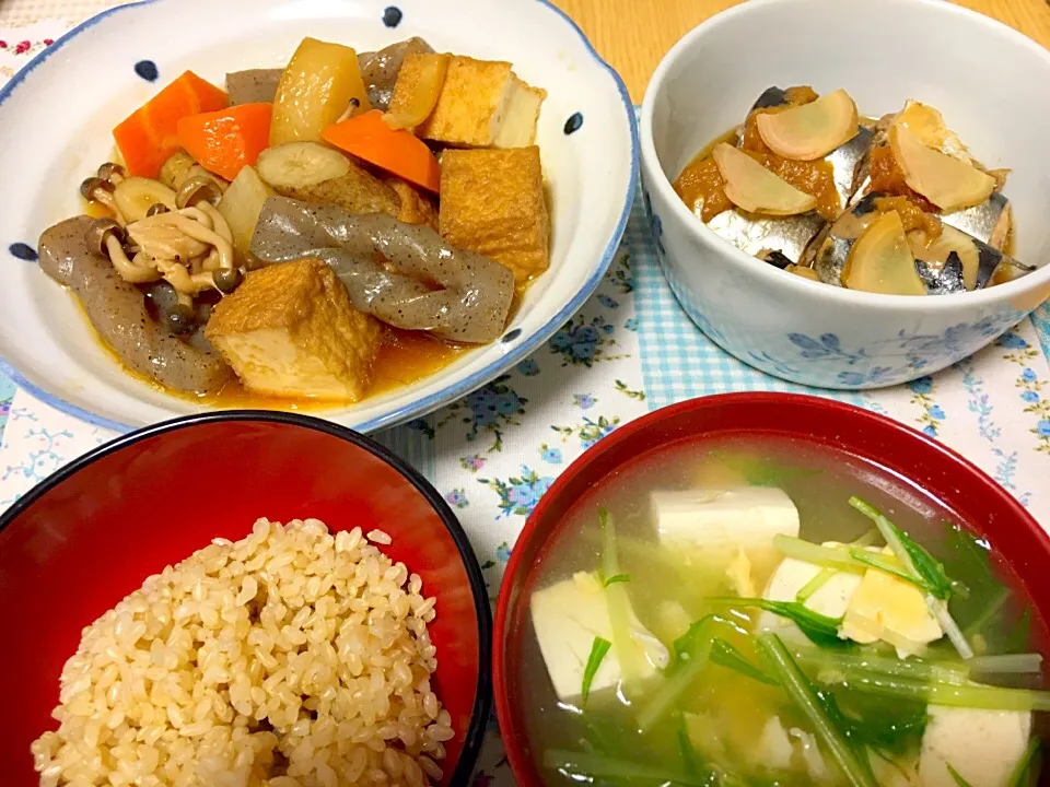 煮物と鰯の梅煮|あさみさん