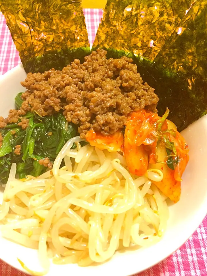 ビビンバで夕食🍚🍚|かずみさん