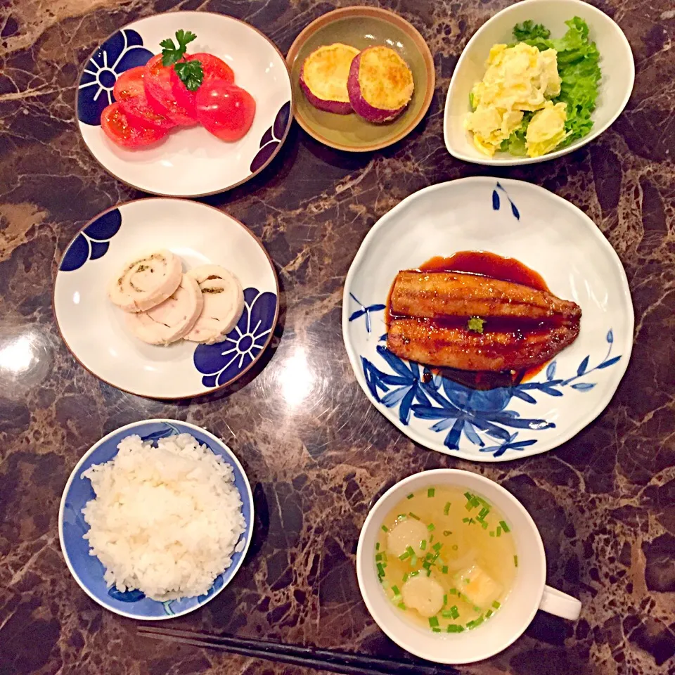 イワシの蒲焼き晩ごはん✨|りこでりこさん